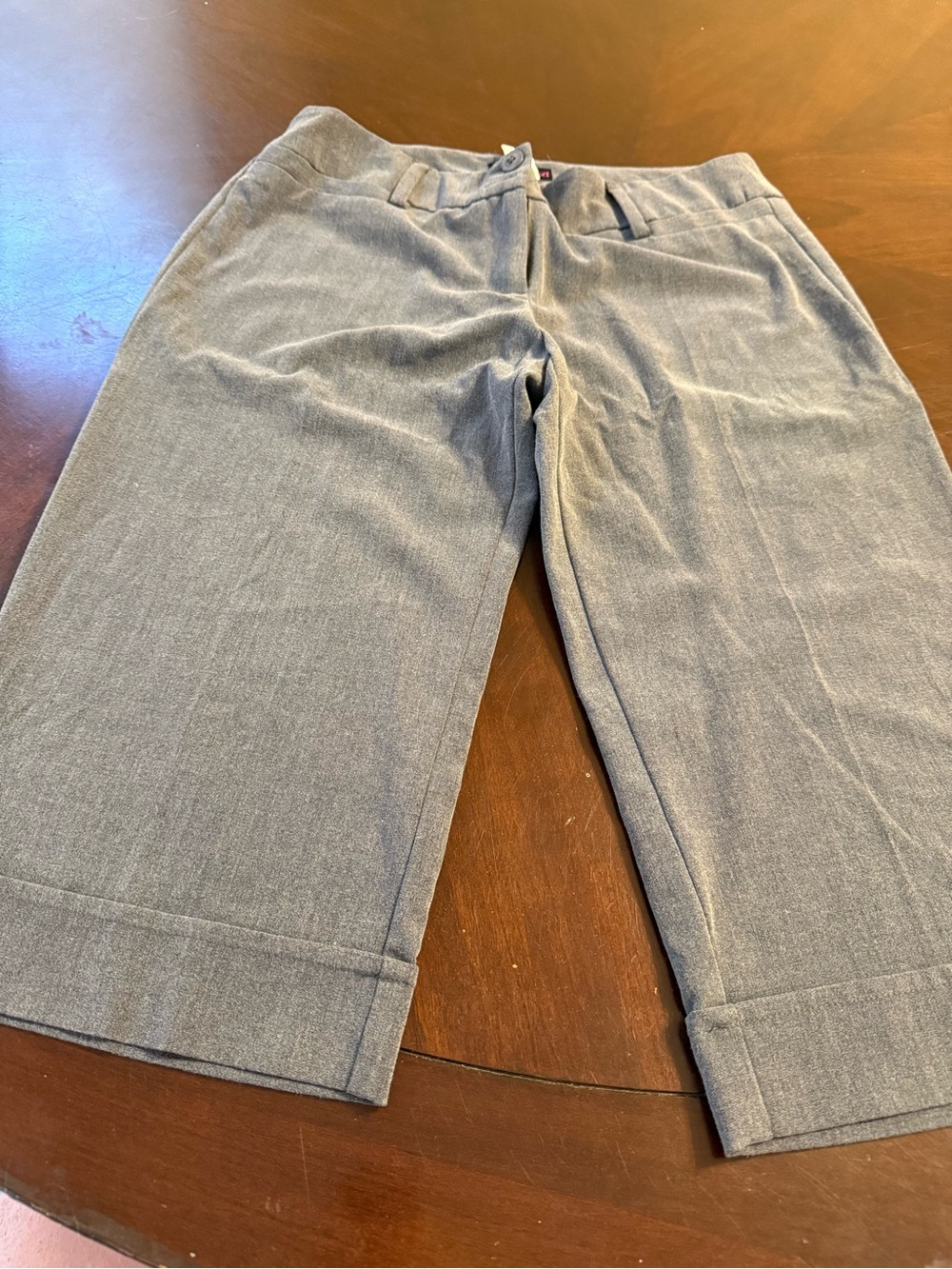 Joe Benbasset Gray Women's Capri Pants